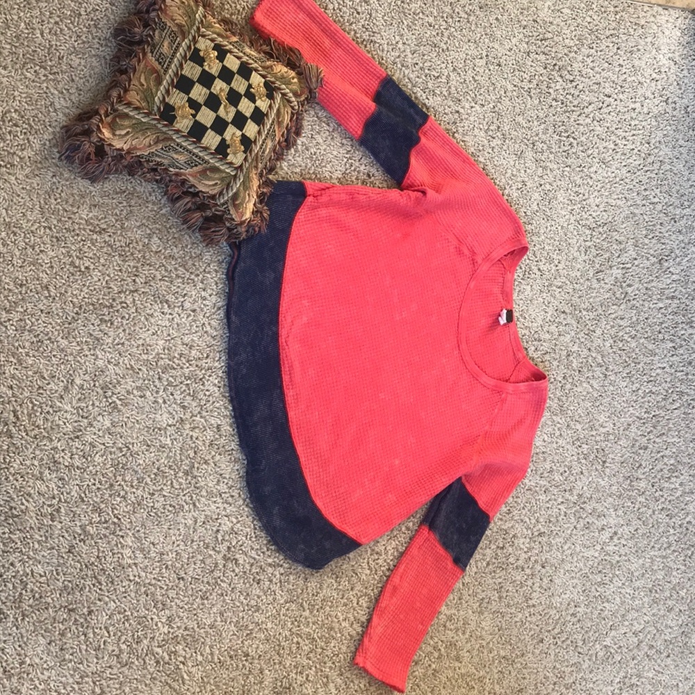 FP We the Diamond Dozen Waffle Thermal Knit